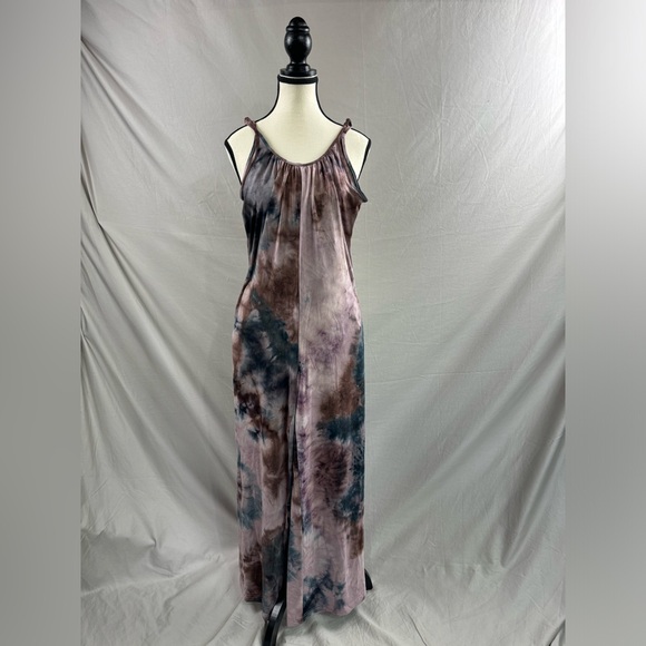 Boho Tie Dye Wide Leg Cami Jumpsuit M - Picture 6 of 8
